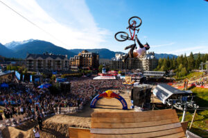 ,during Kokanee Crankworx festival, Whistler BC, Canada. July 2011