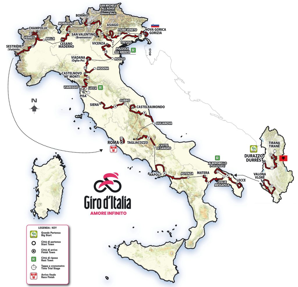 Evend Sepeda Giro d’Italia 2025: Perjalanan dan Rute Terbaru