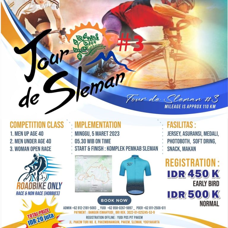 Evend Sepeda Tour de Sleman: Jelajah Keindahan Alam dan Budaya