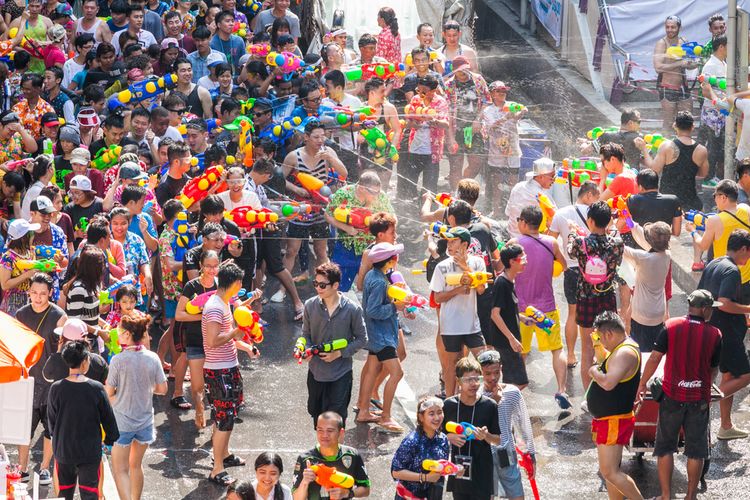 Festival Sepeda dan Acara Songkran di Evend Sepeda