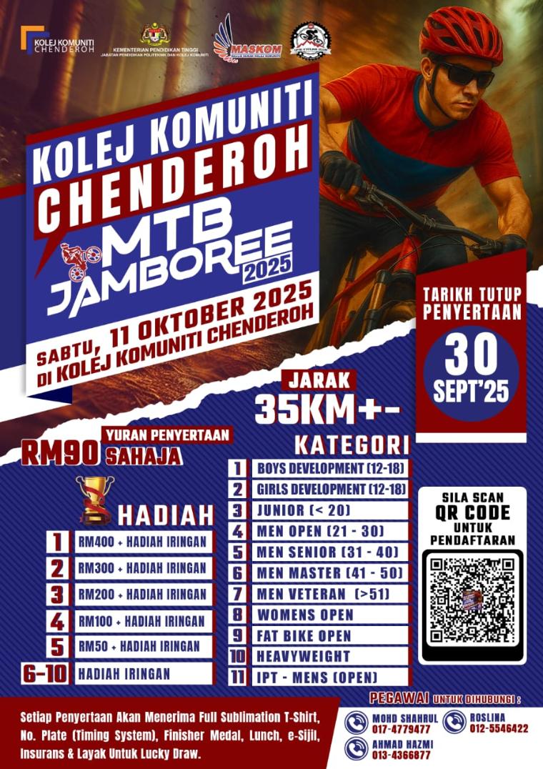 Jambore MTB Kolej Komuniti Chenderoh 2025: Wisata Sepeda Seru